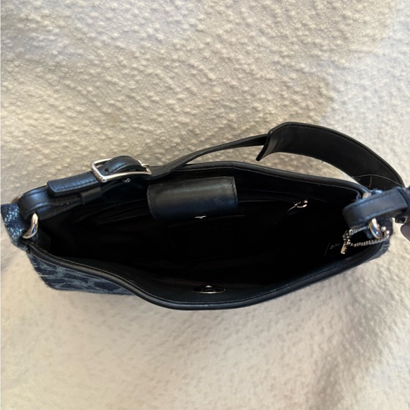 Coach Navy and Dusty Blue Shoulder Bag - Picture 6 of 8